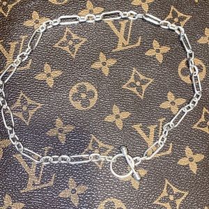 Sterling silver chain necklace